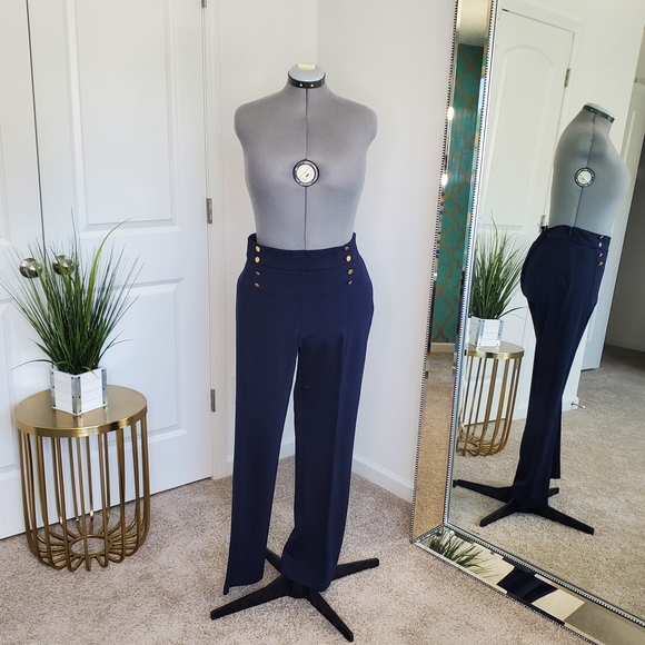Lauren Ralph Lauren Pants - Lauren Ralph Lauren Women's Pants, Navy (Size XL)